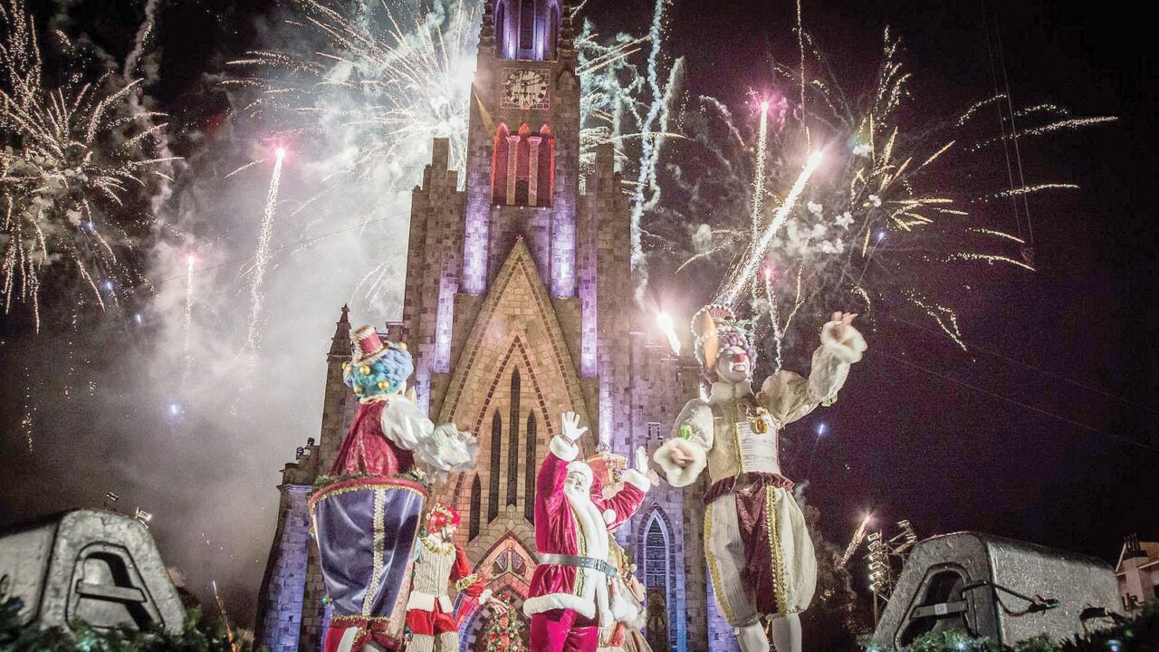 Chegada do Papai Noel, no dia 18 de novembro, será um dos pontos altos do evento

Foto: Sérgio Azevedo/Arquivo Folha de Canela