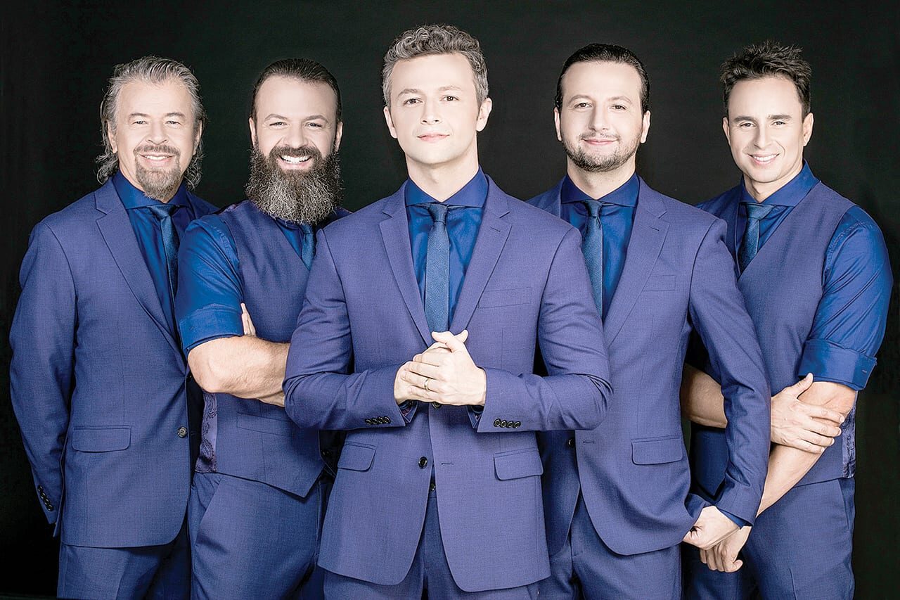 Foto: Reprodução - Lucas Lima, José Carlos, Moisés, Allen e Amon-Rá.
