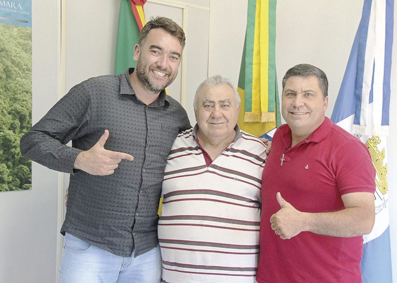 Foto: Divulgação - Marcelo Savi, Darci e Gilnei Calzetta