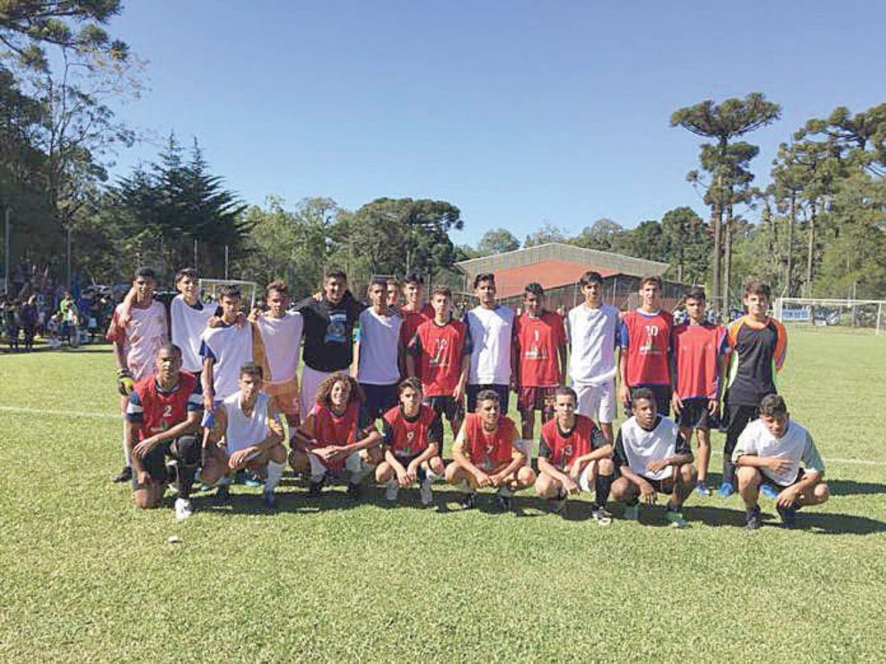 Atletas que participaram da peneira