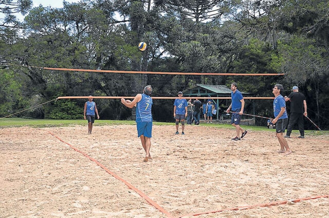 Foto: Rafael Zimmermann - Disputa de voleibol realizada na tarde de hoje no Parque do Caracol