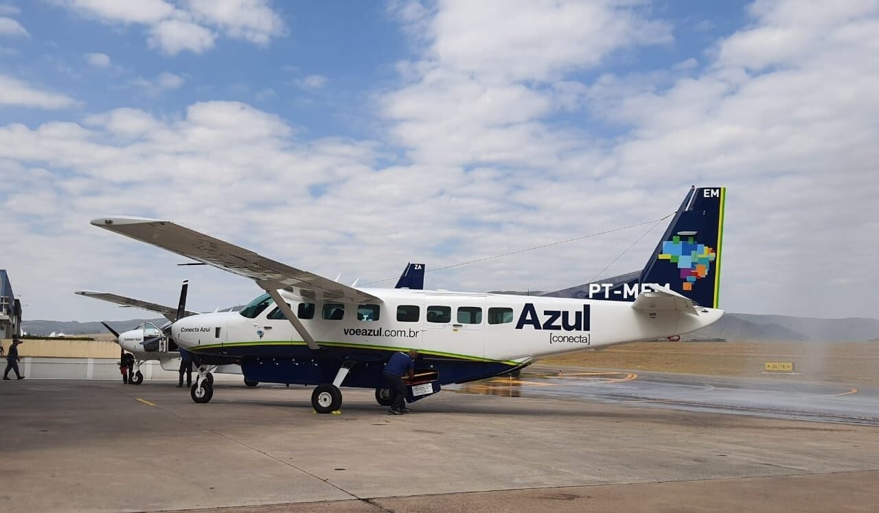 Aeronave com capacidade para nove pessoas