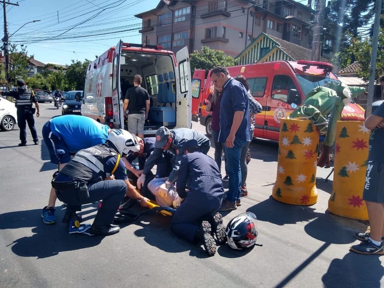 Acidente Moto Centro