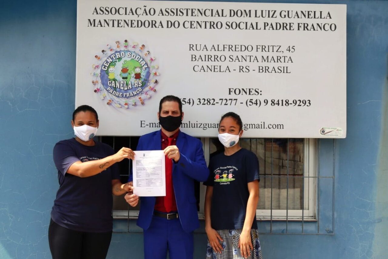 Alberi Dias encaminha Emenda Impositiva para o Centro Social Padre Franco