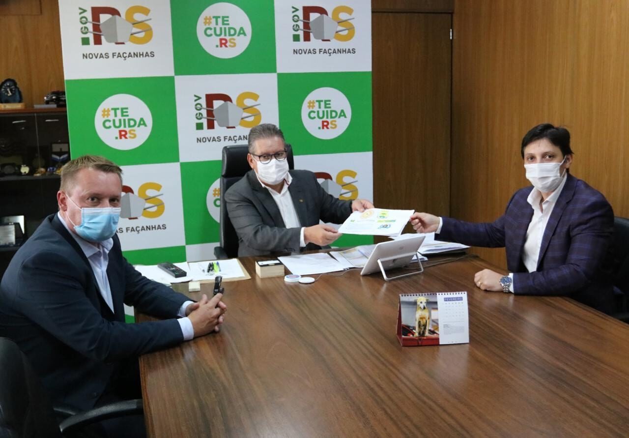 Alfredo Schaffer participa de reunião com o vice-governador do Rio Grande do