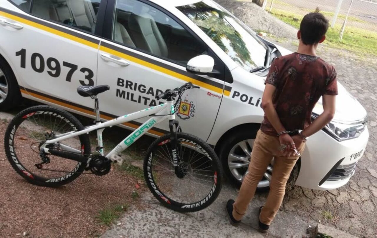 BM CANELA PRENDE POR FURTO DE BICICLETA