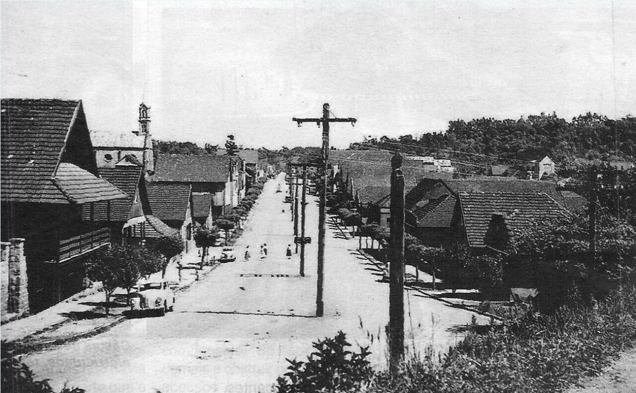 Avenida Borges de Medeiros antigamente