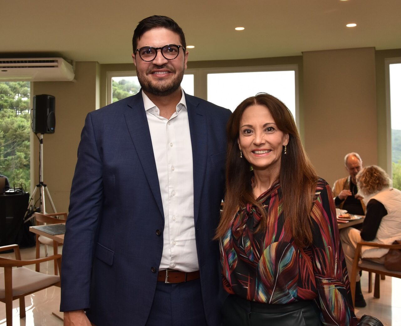 CEO Laghetto Golden Enio Almeida e presidente da Gramadotur Rosa Helena Volk