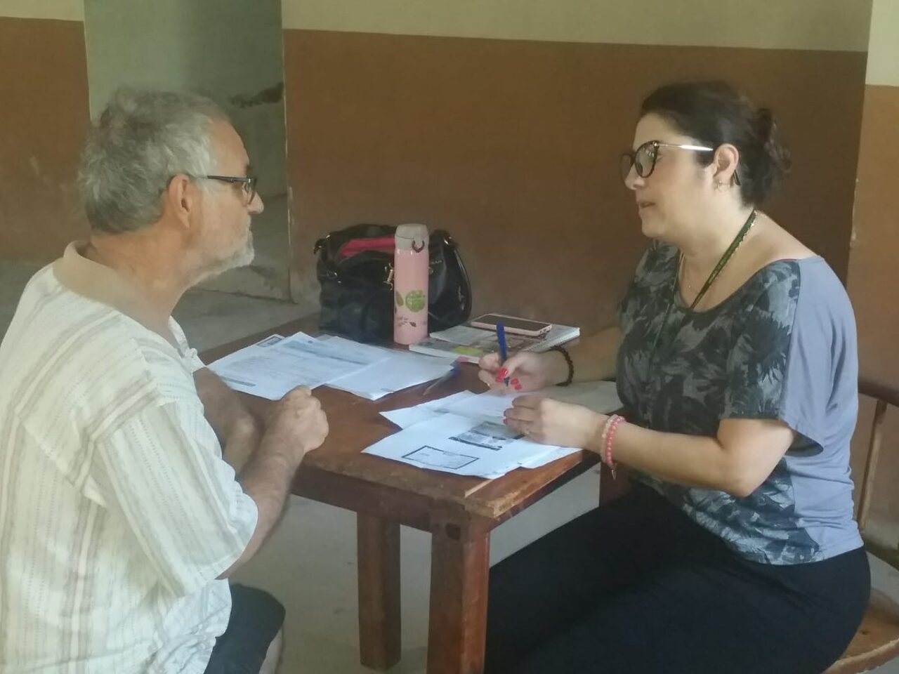Foto: Famílias se cadastraram para regularização fundiária.