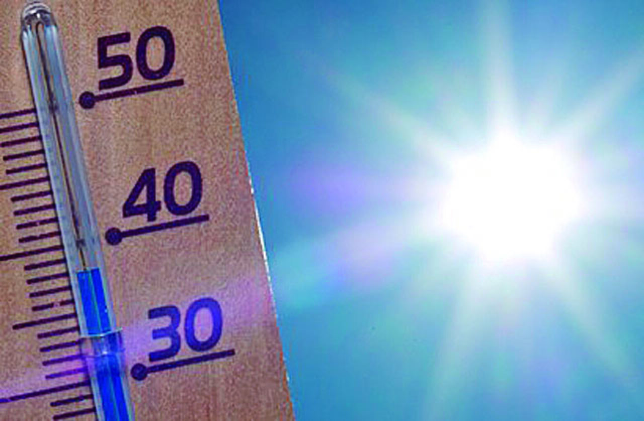 A semana foi de tempo seco e muito calor