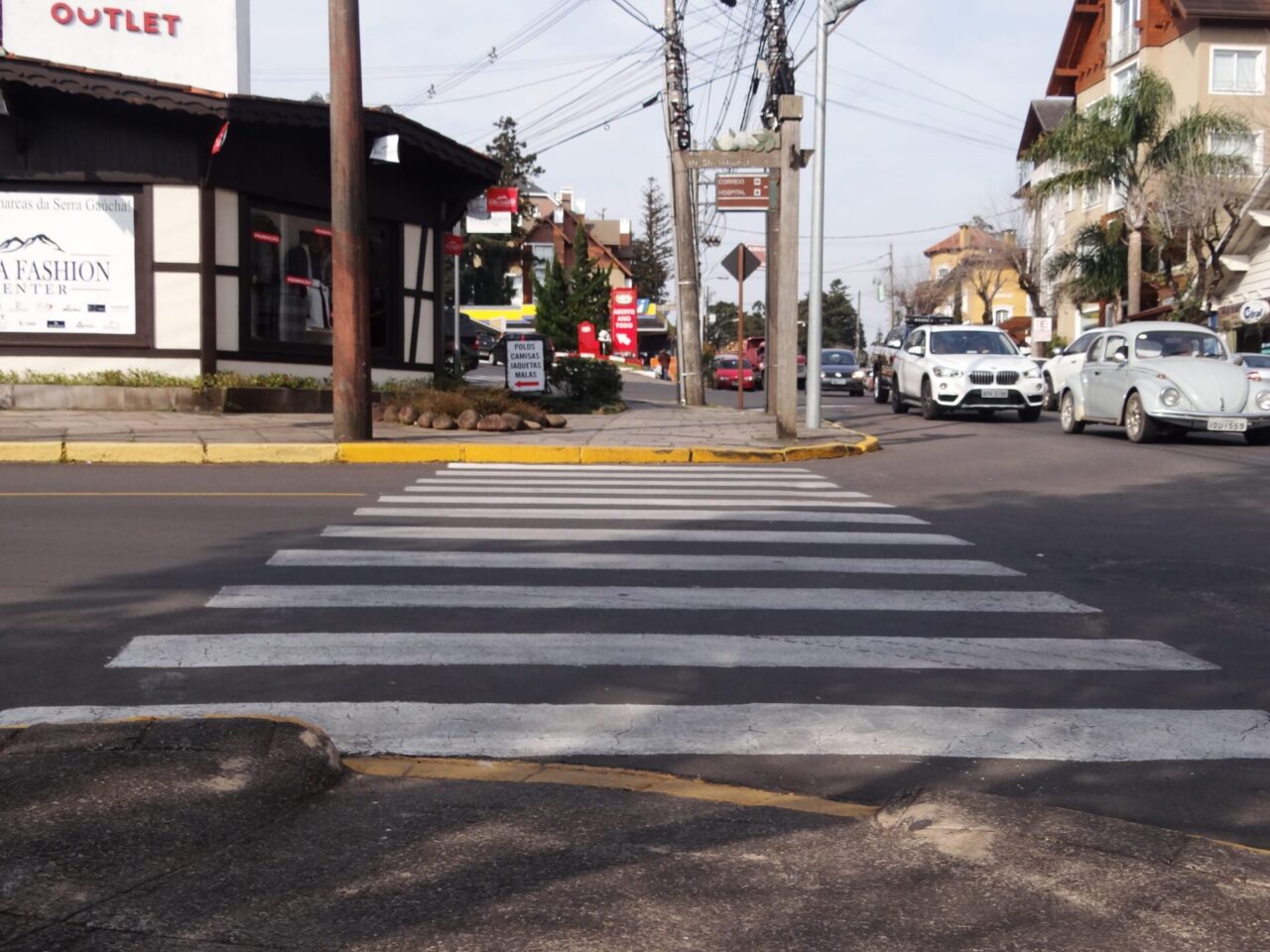 Calçada irregular