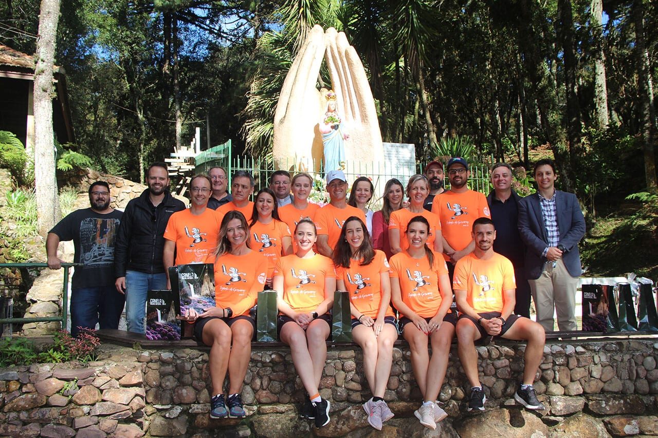 Foto: Rafael Zimmermann - Na sexta-feira (3), autoridades de Canela e Farroupilha participaram de um pré-lançamento do roteiro no Santuário de Caravaggio de Canela, no Saiqui