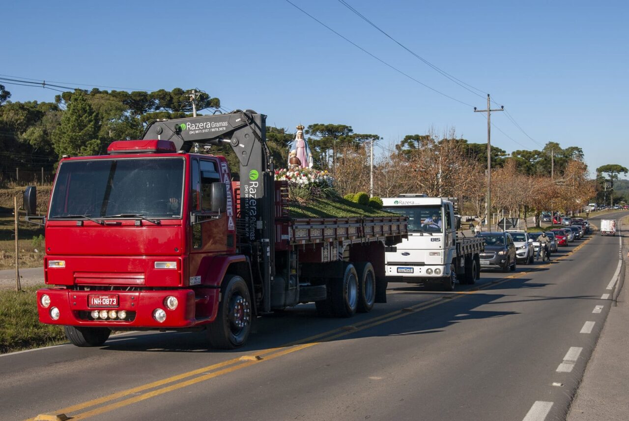 Organização estima que mais de mil veículos participaram da romaria do dia 26 - Fotos: Diego Santos/Estratégia Comunicação