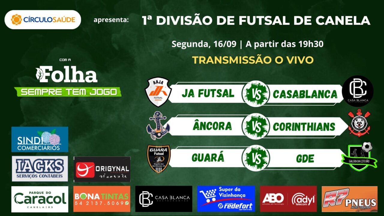 Card 1ª divisão Canela