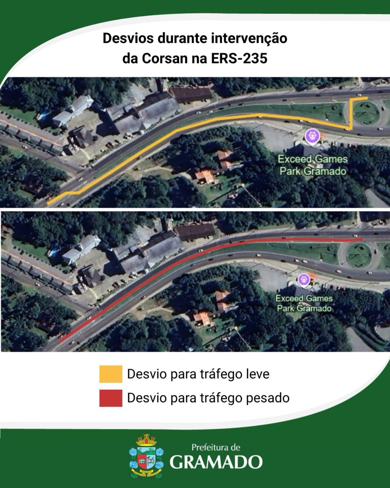 Card Alterações RS 235 obras da Corsan