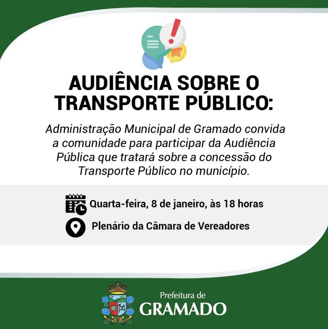 Card Audiência Transporte Coletivo