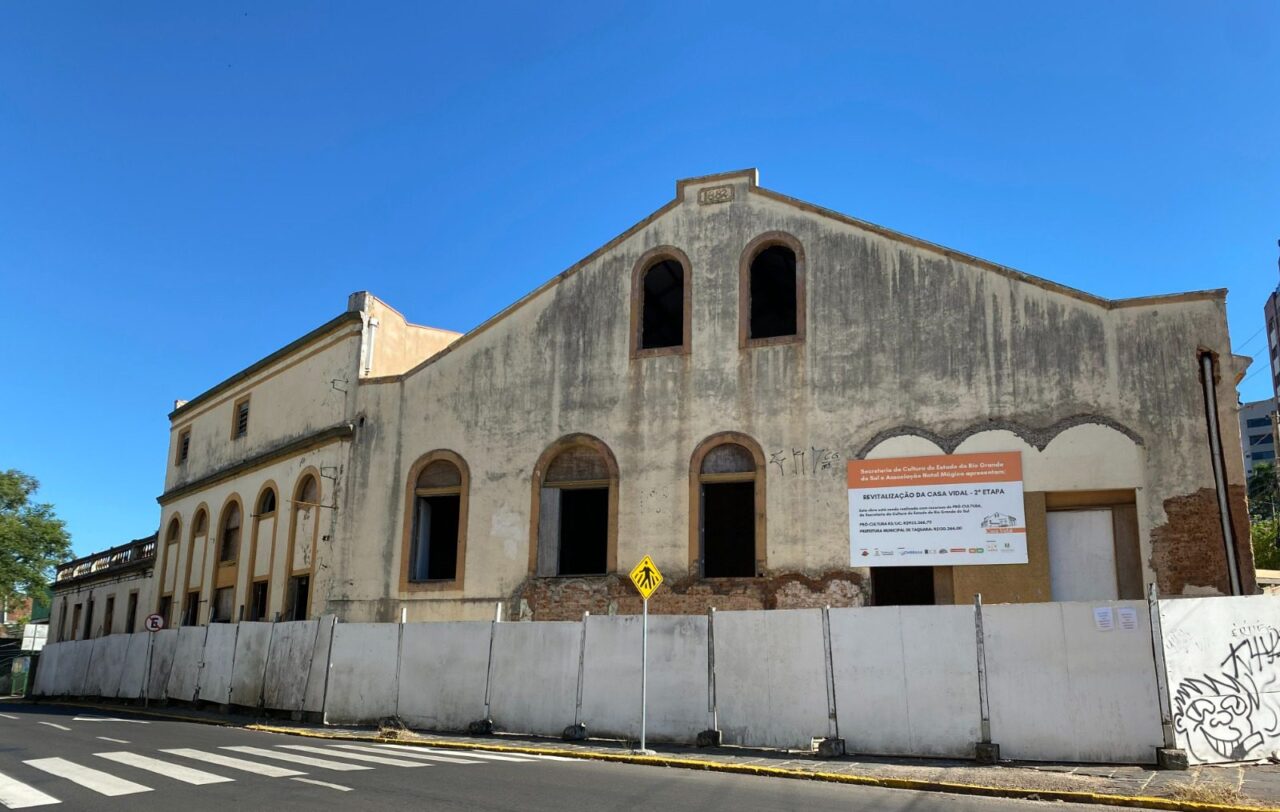 Construída em 1882, a Casa Vidal é o patrimônio arquitetônico mais antigo de Taquara. Foto: Rafael Varela.