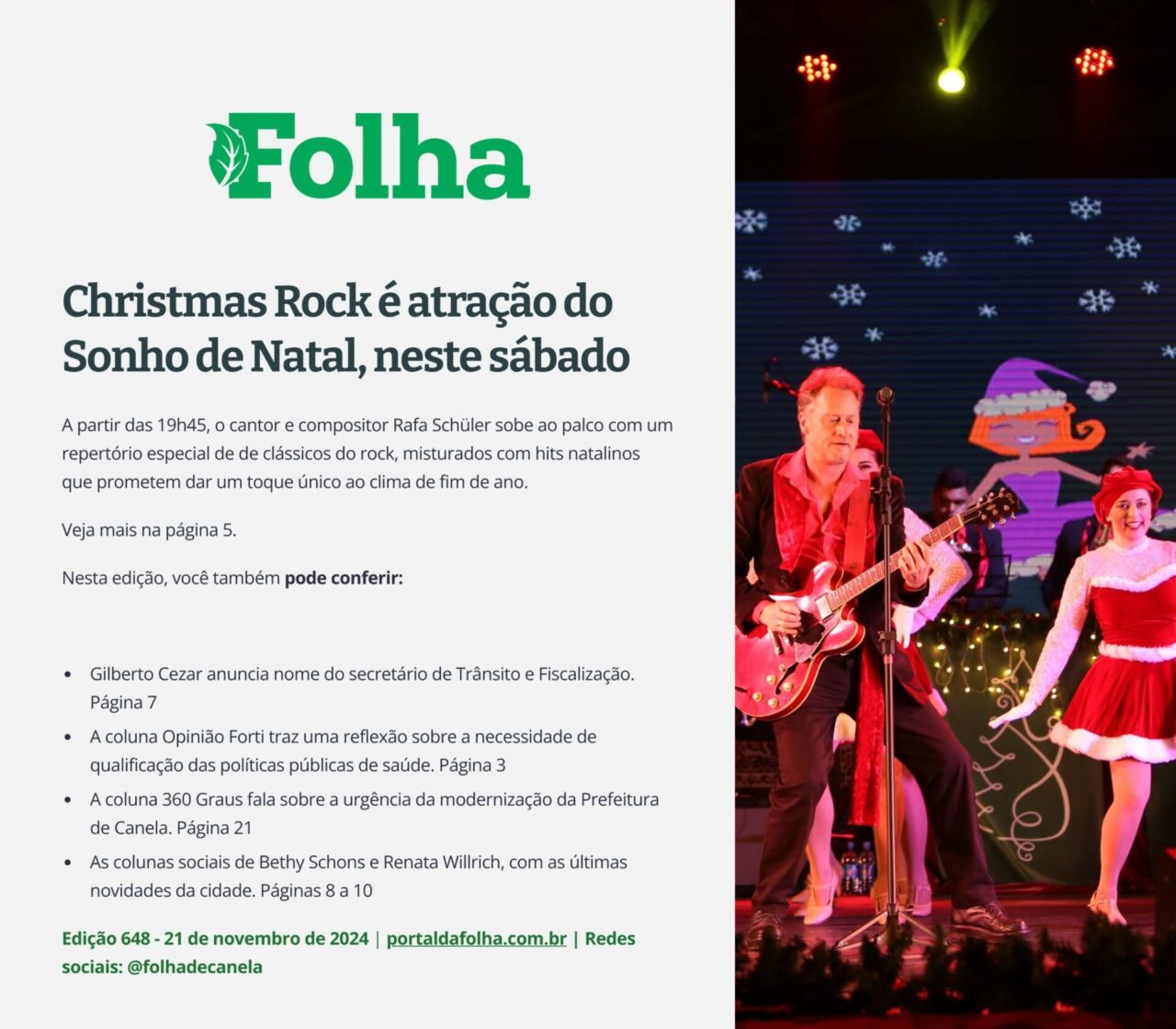 Christmas Rock é atração do So
