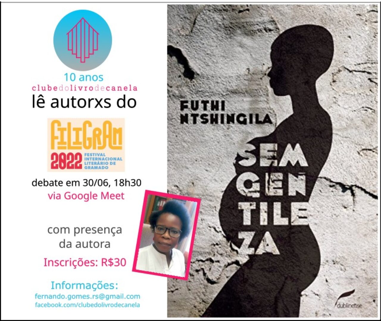 Clube do Livro de Canela recebe autora sul-africana em primeiro debate internacional2