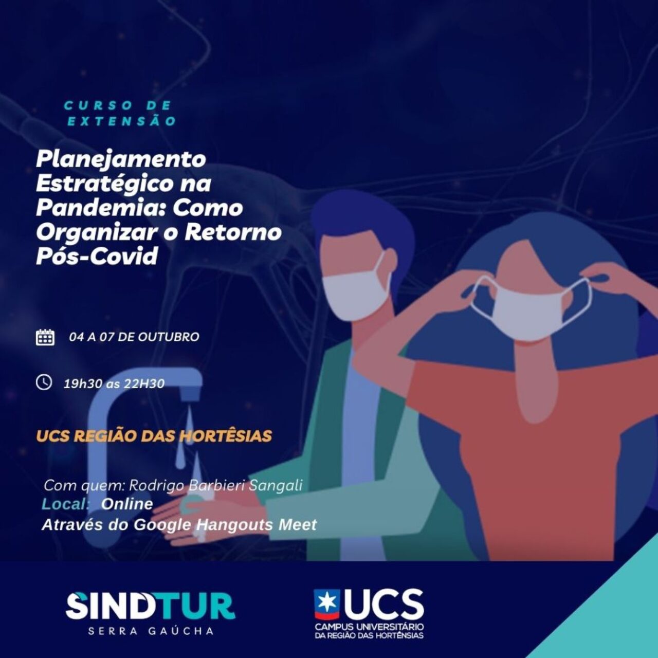 Como organizar o retorno Pós-Covid é tema de curso em parceria do Sindtur e UCS