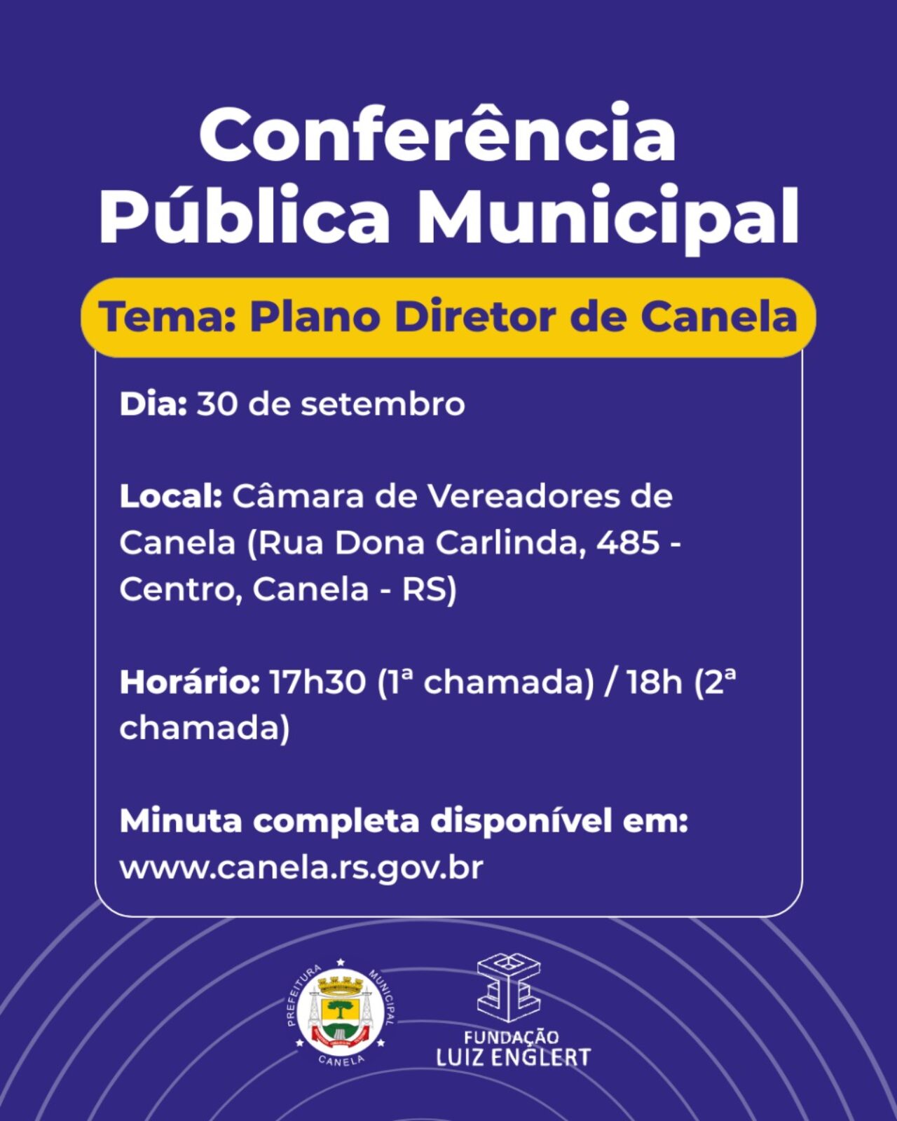 Conferência Plano Diretor