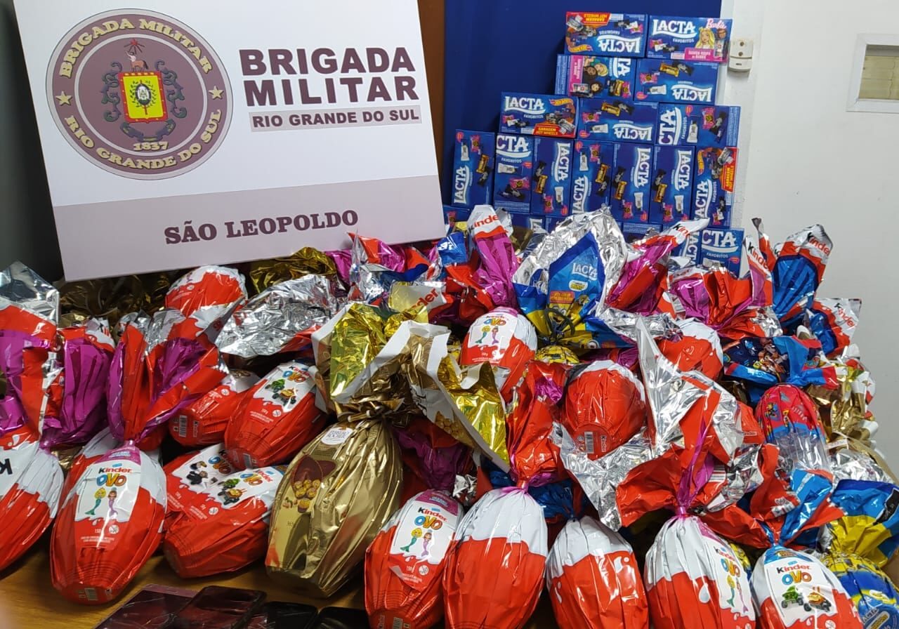 Criminosos que realizaram furtos de chocolates em Gramado e Três Coroas são detidos em São Leopoldo23