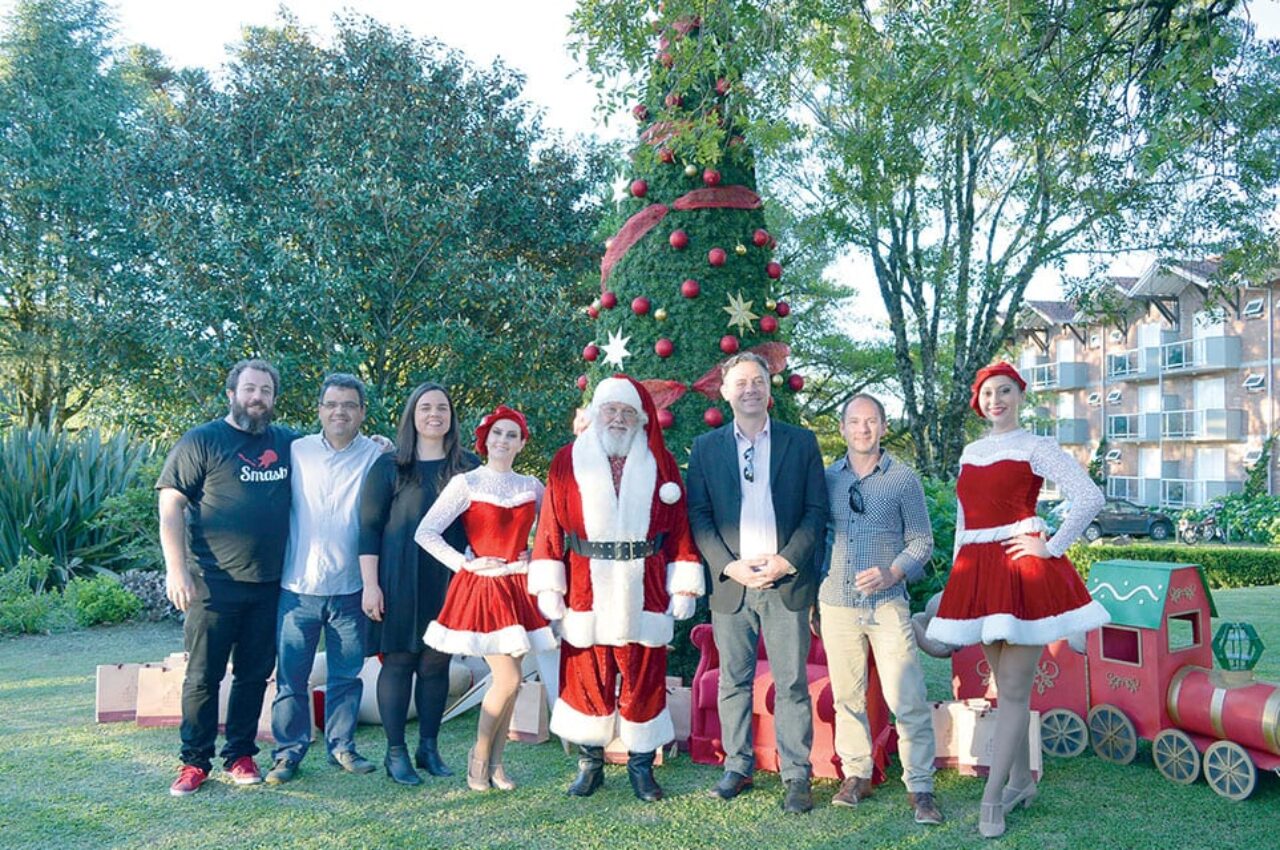 Organizadores do Sonho de Natal com o Papai Noel, em coletiva de imprensa na última quarta