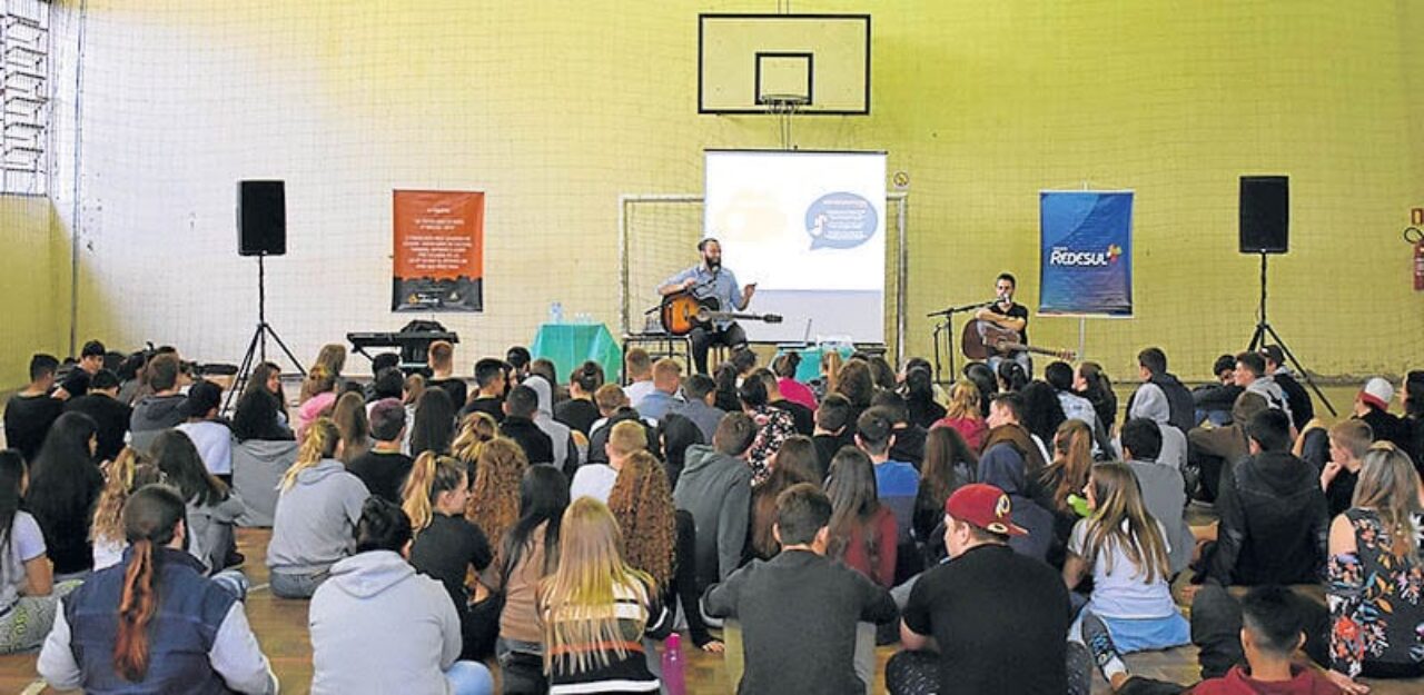 Foto: Anderson dos Santos - Show Palestras deste projeto realizadas em setembro de 2018 em Lindolfo Collor e São Sebastião do Caí.