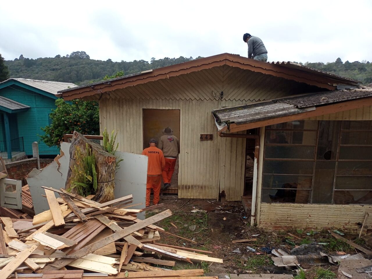 Doação de materiais