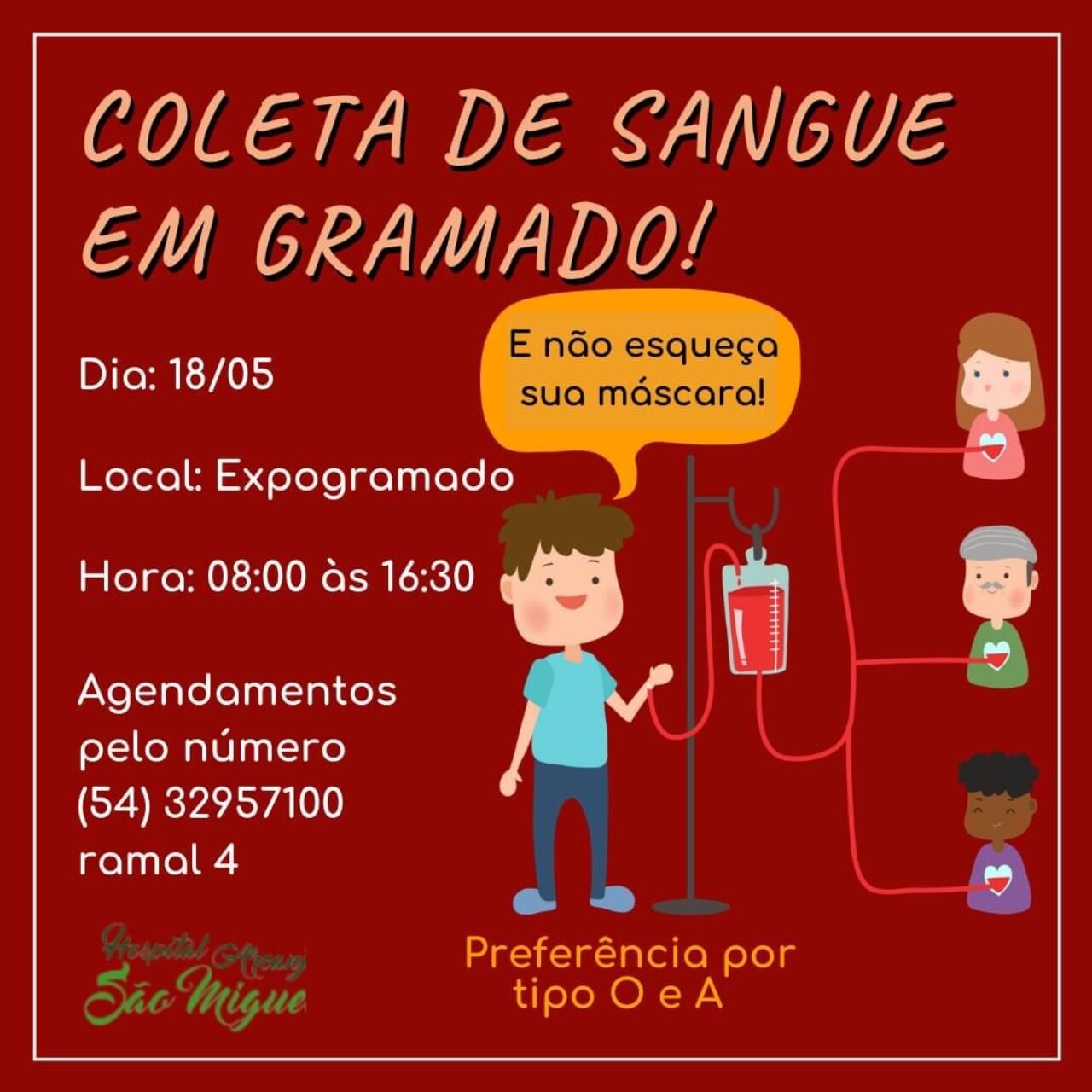 Doação de Sangue Gramado