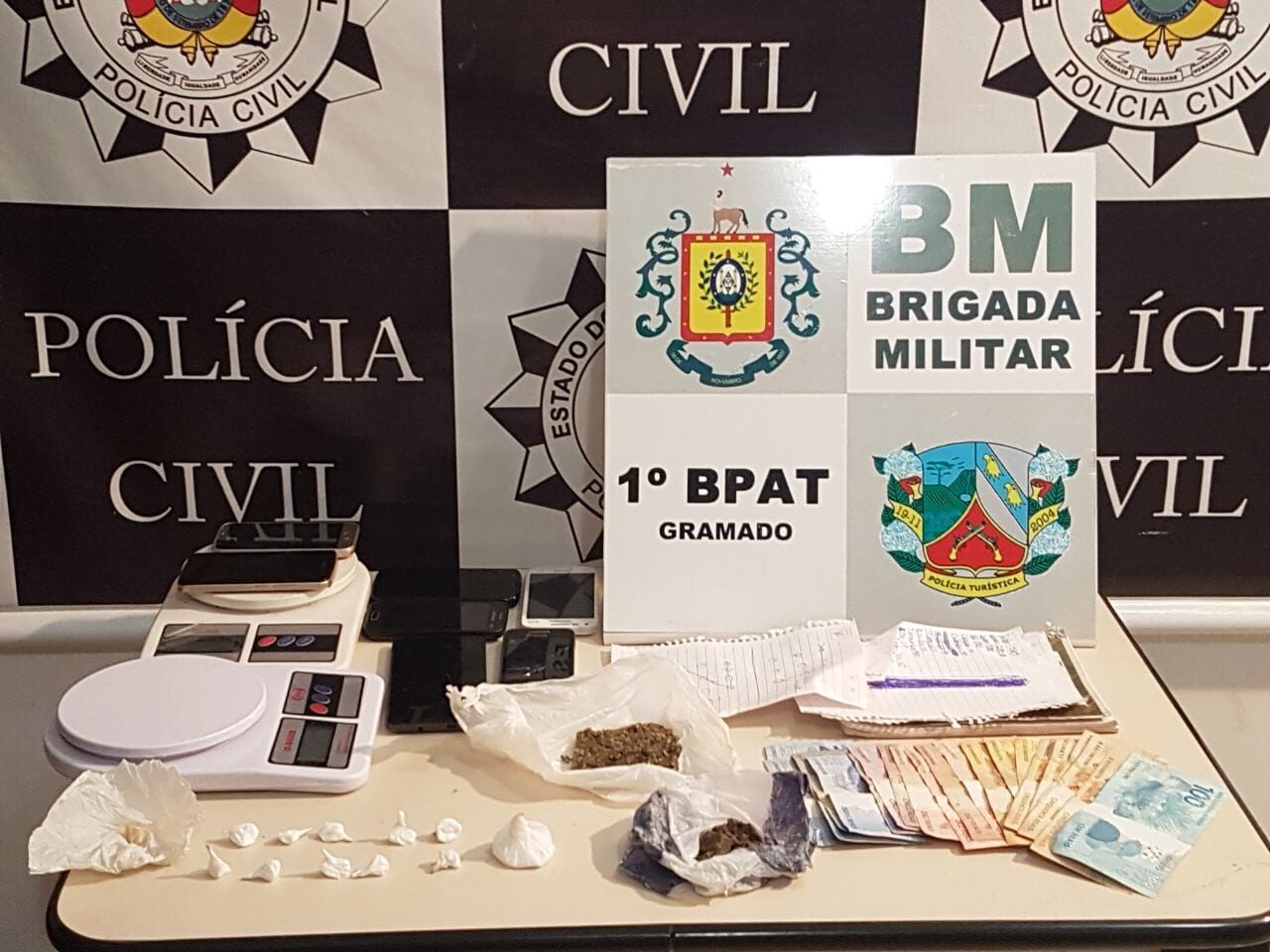 Dois dos principais distribuidores envolvidos em uma facção criminosa foram presos em Gramado1