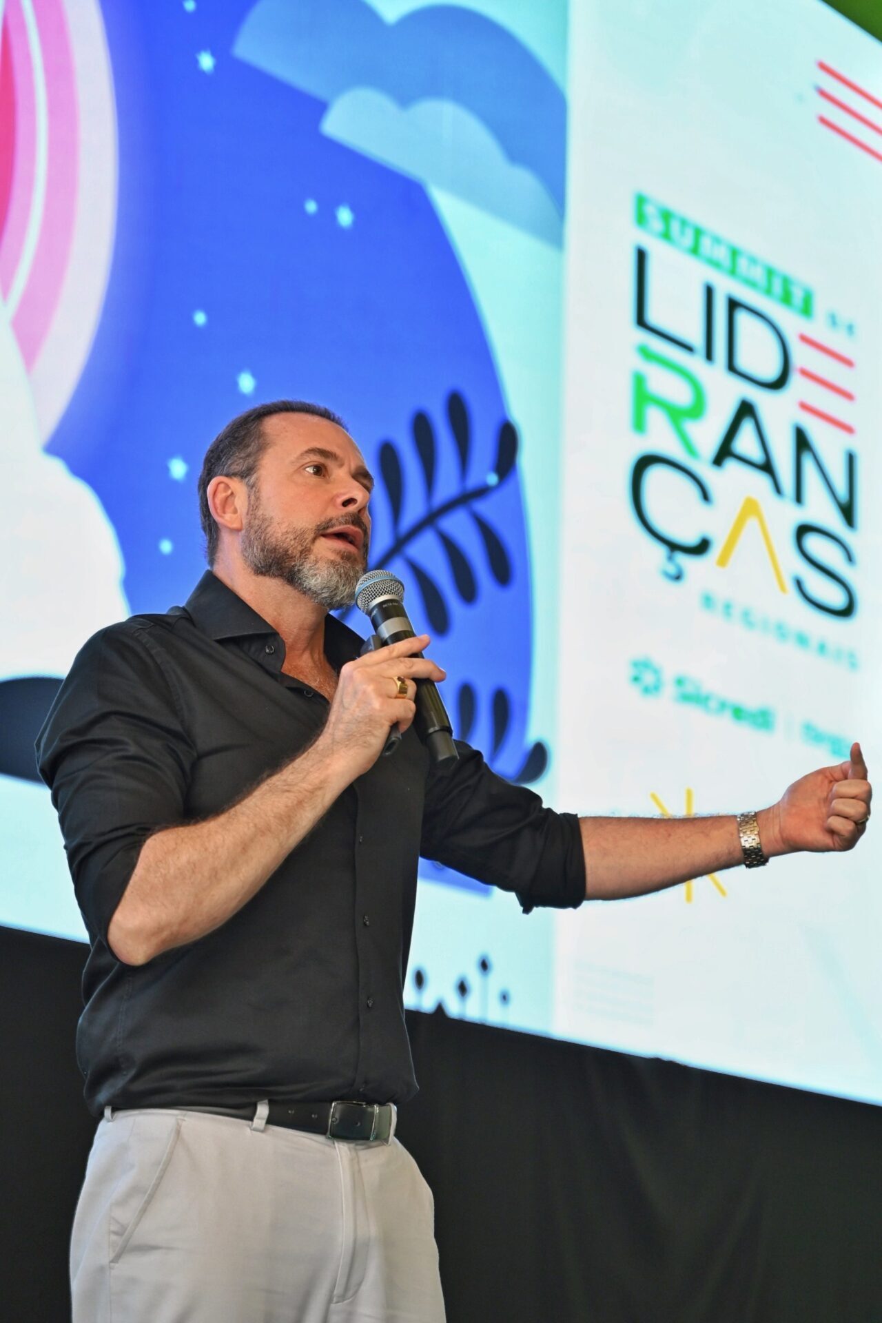 Durante o evento, Gilberto de Souza destacou o conceito de dinâmica espiral - Foto por Diego Soares