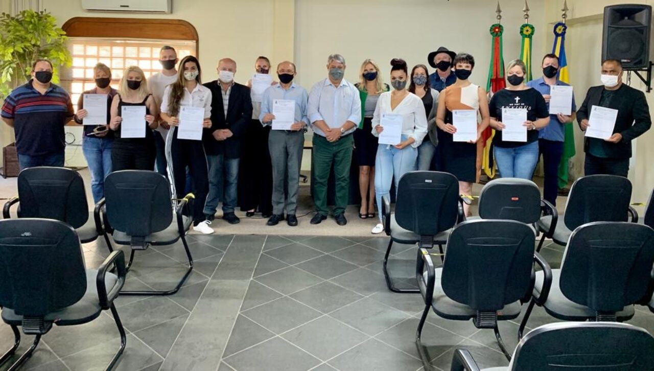 Entrega de alvarás