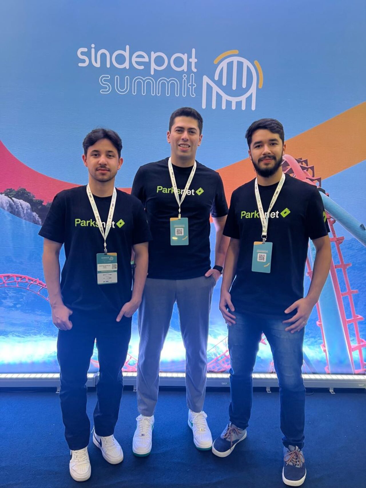 Equipe Parksnet com o CEO Thiago Samejima