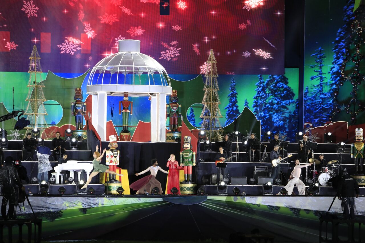 Foto Especial de Natal.palco