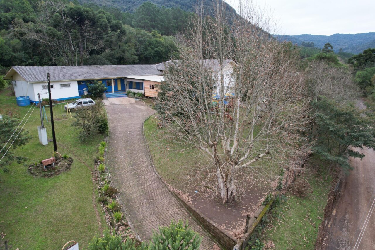 Escola Zeferino Lopes, no Morro Calçado: Izaque Santos/Prefeitura de Canela