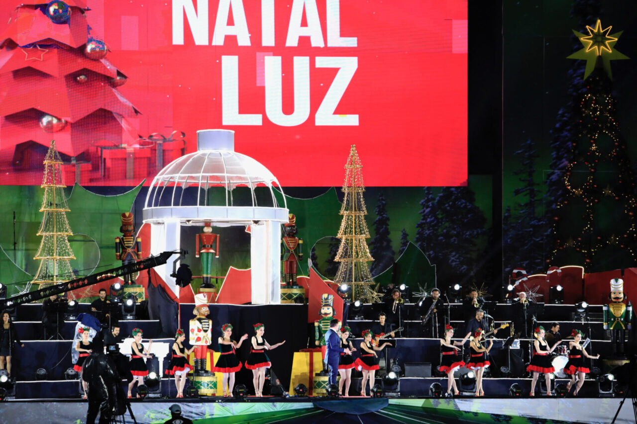 06_12_2021_36Natal Luz de Gramado - Especial de Natal da Band. Foto Cleiton Thiele/SerraPress
