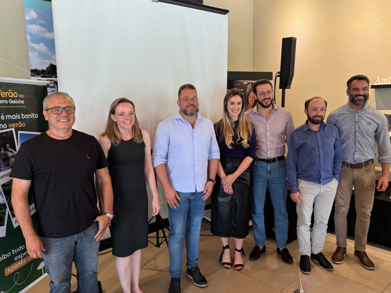 Foto Sindtur e Secretários lançamento Verão na Serra Gaucha