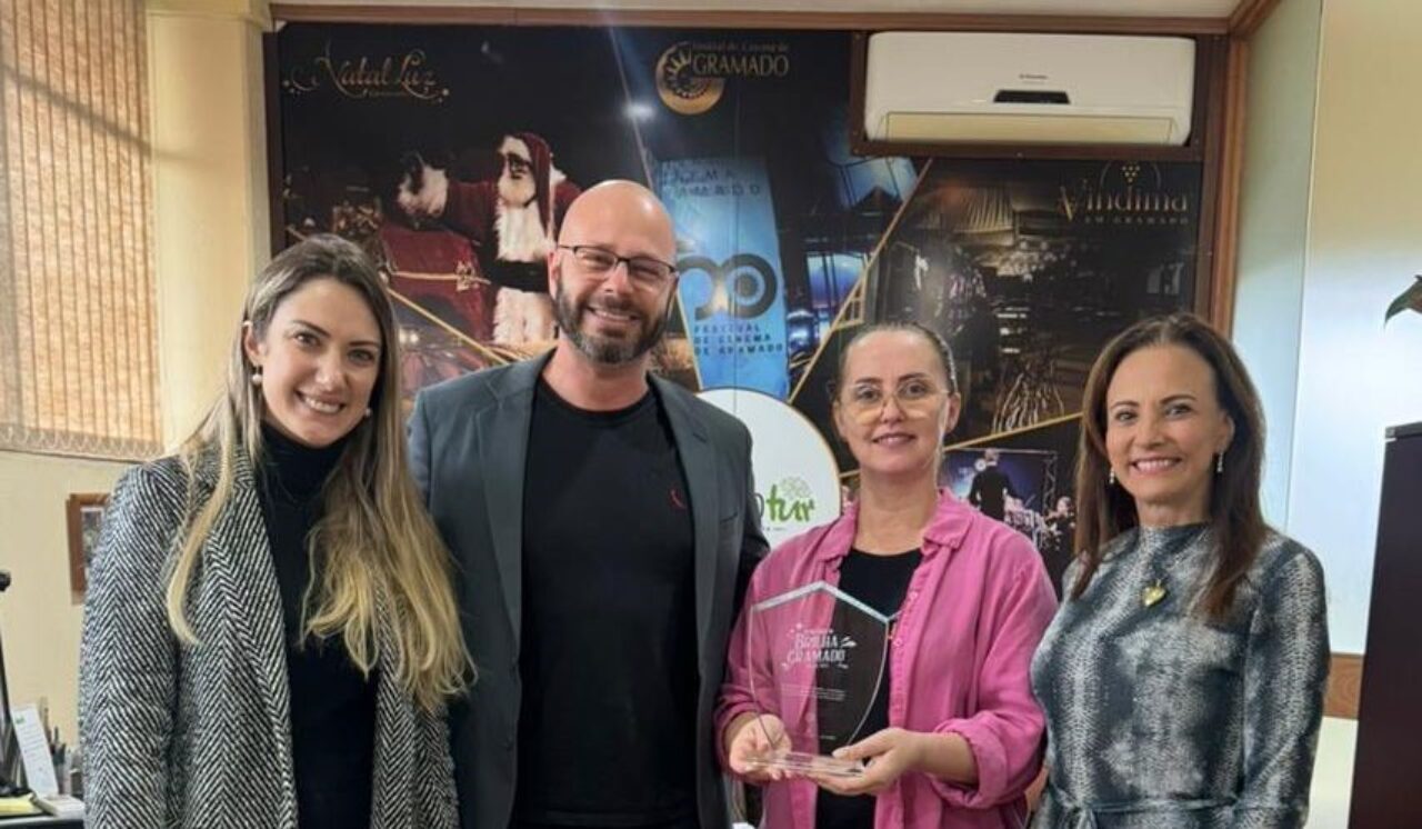 Foto premiação Brilha Gramado de Páscoa.abril 2024