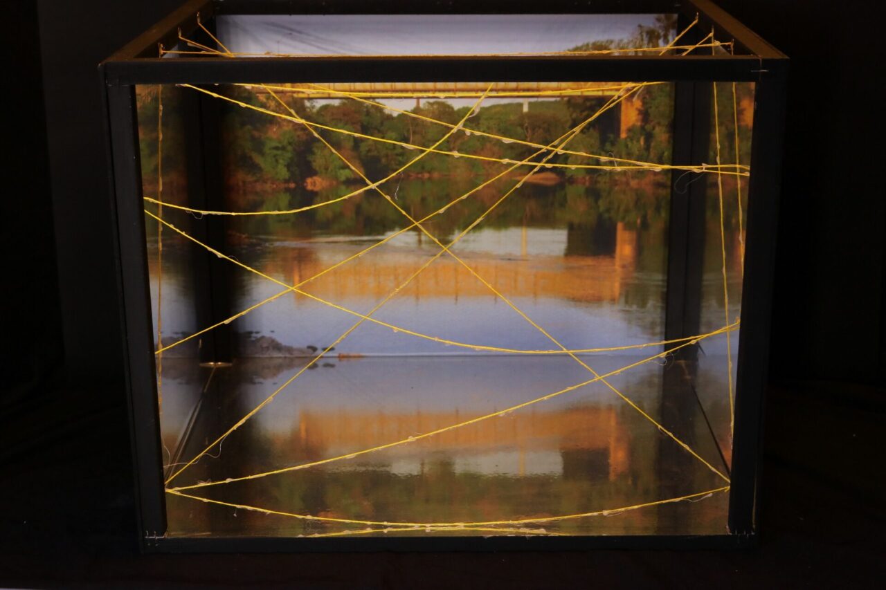 O Reflexo da Trama. Foto: Bruno Galvuncio.