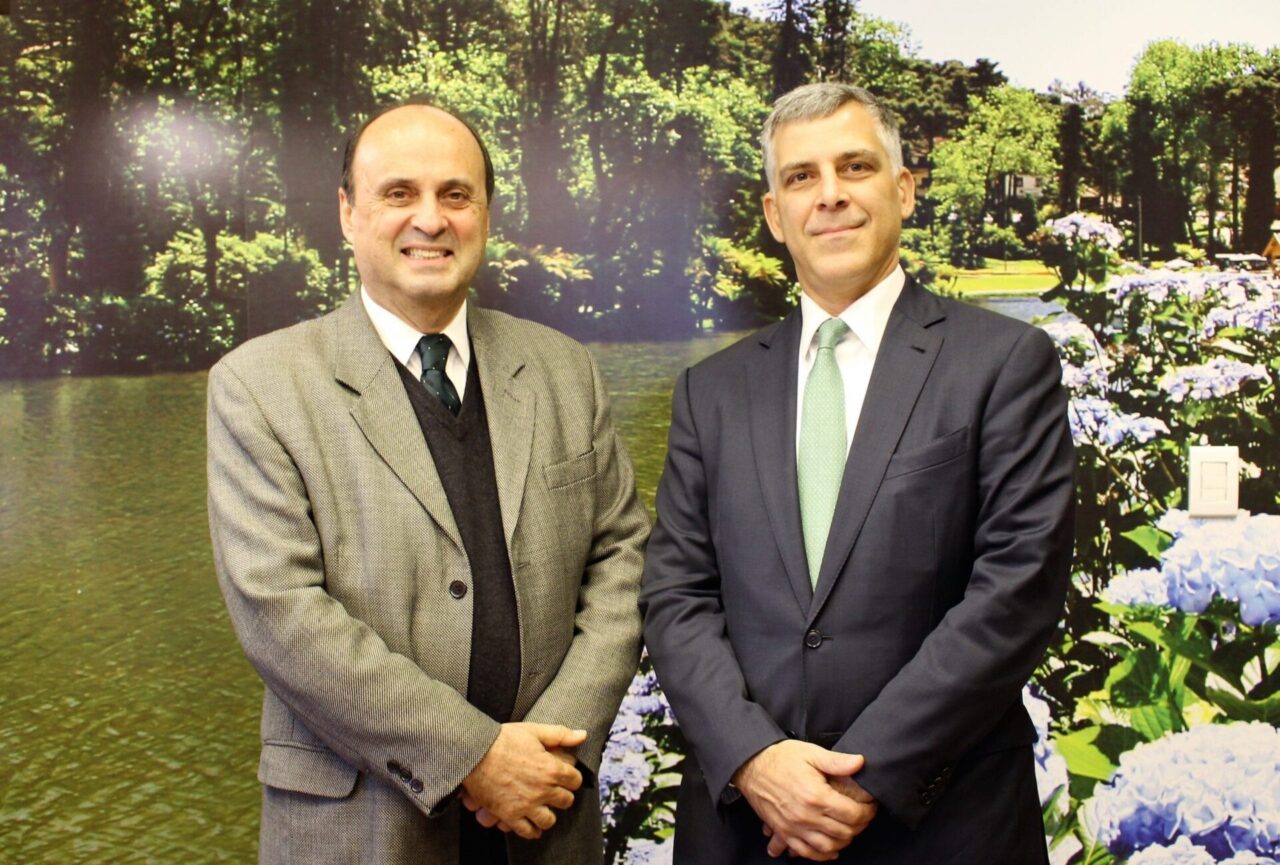 Bertolucci e Barbuti na Prefeitura em junho de 2019