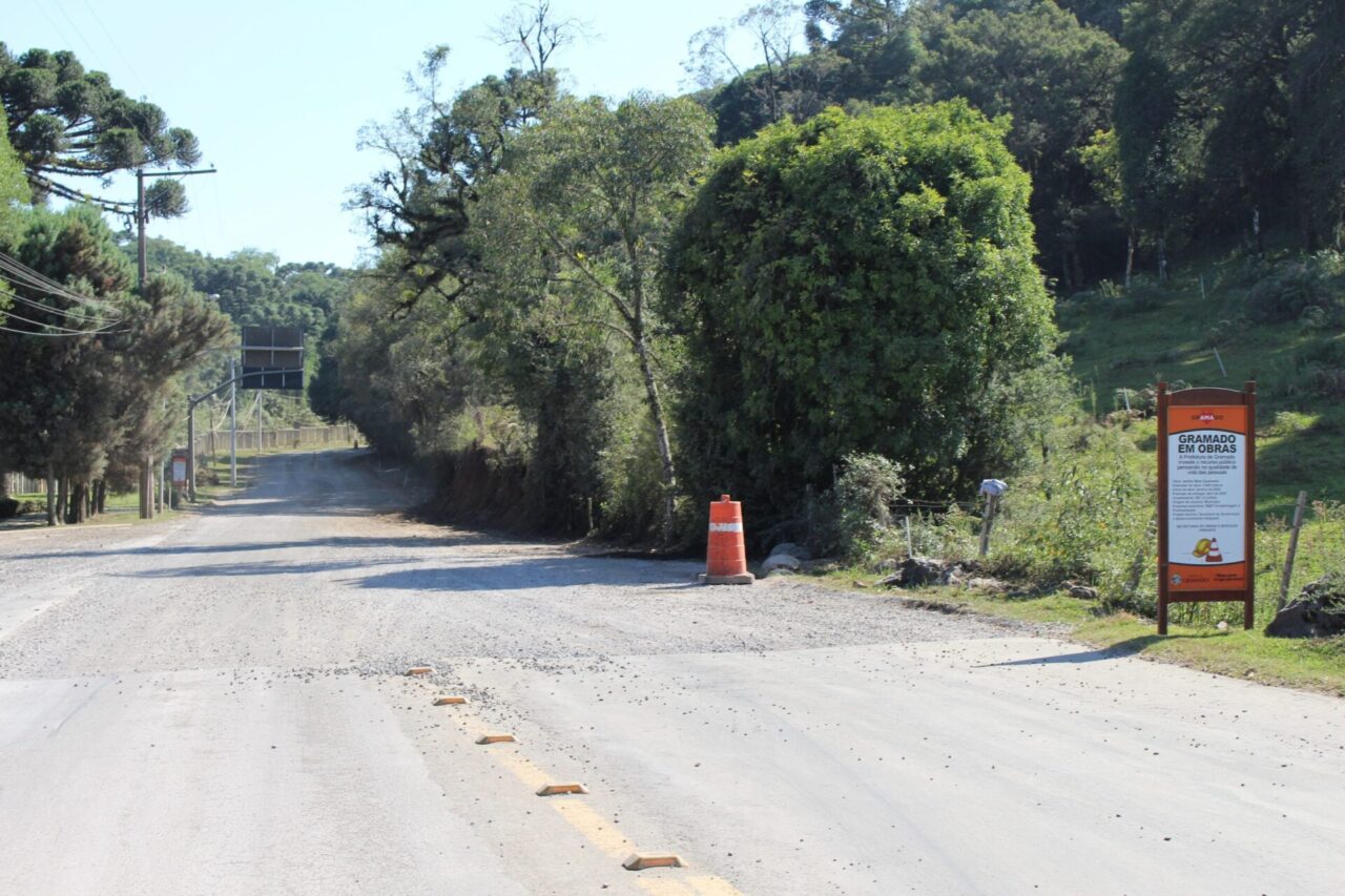 Gramado - Novo trecho de asfalto do Mato Queimado será recuperado até dia 25