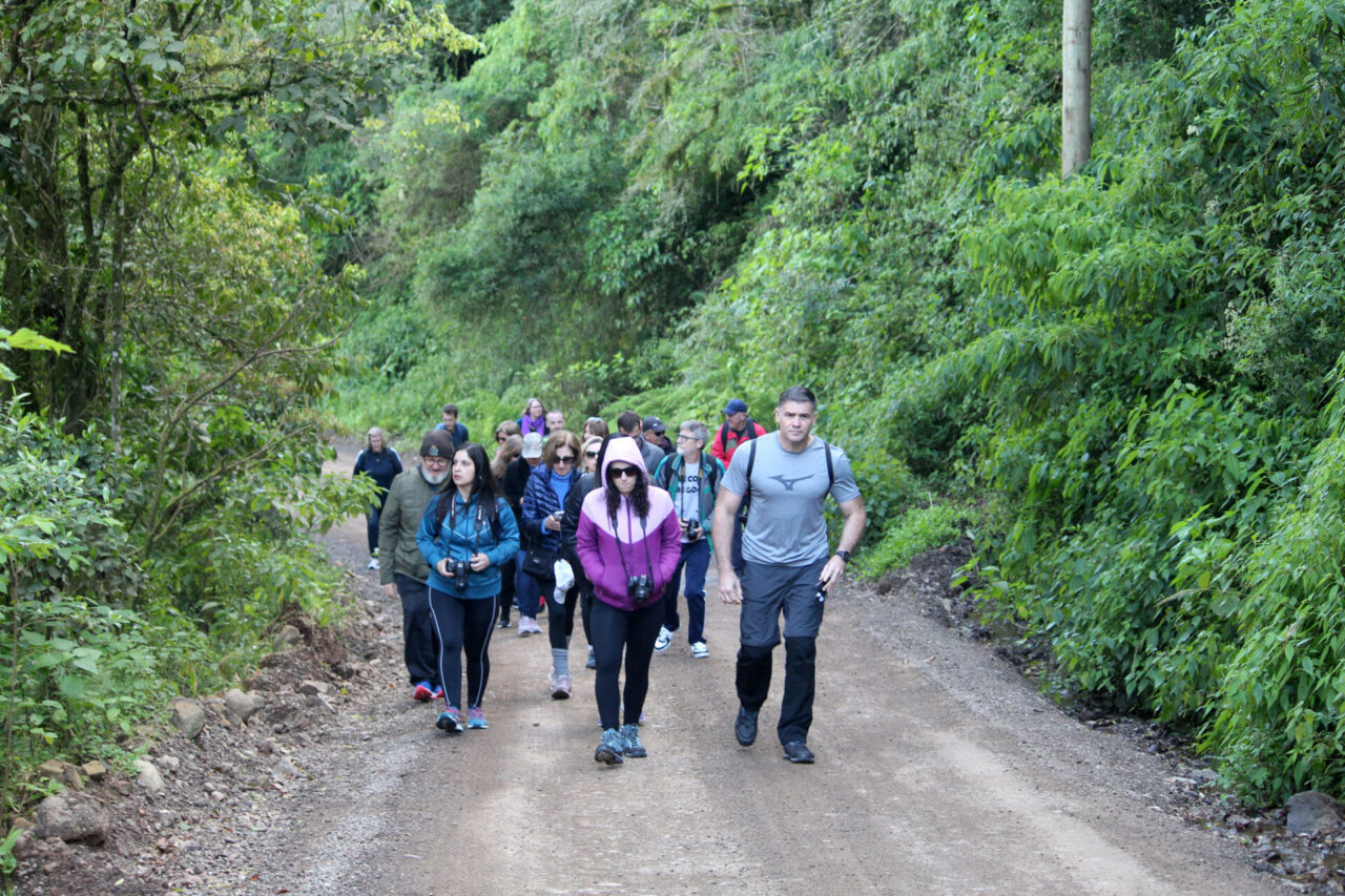 Última caminhada realizada em Canela