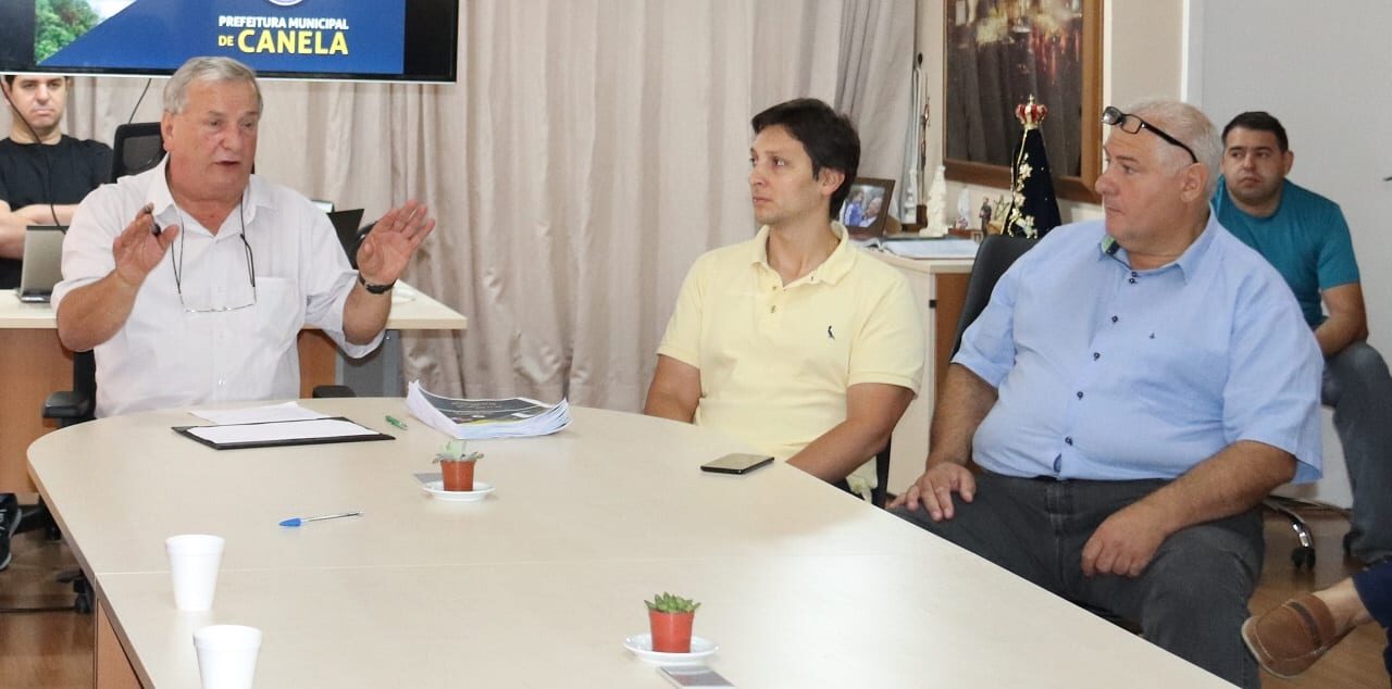 Orsolin, Cezar e Tegner.
Foto: Eduardo Idalino