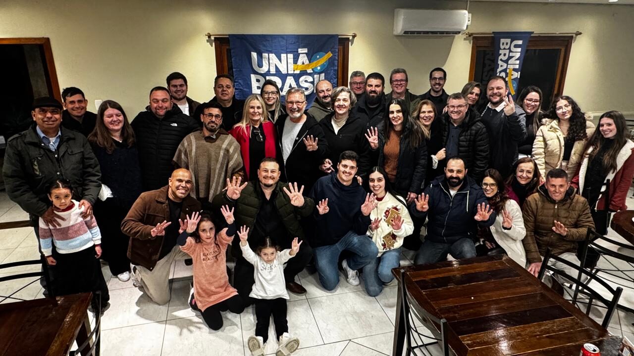 Na foto, integrantes da União Progressista de Canela!