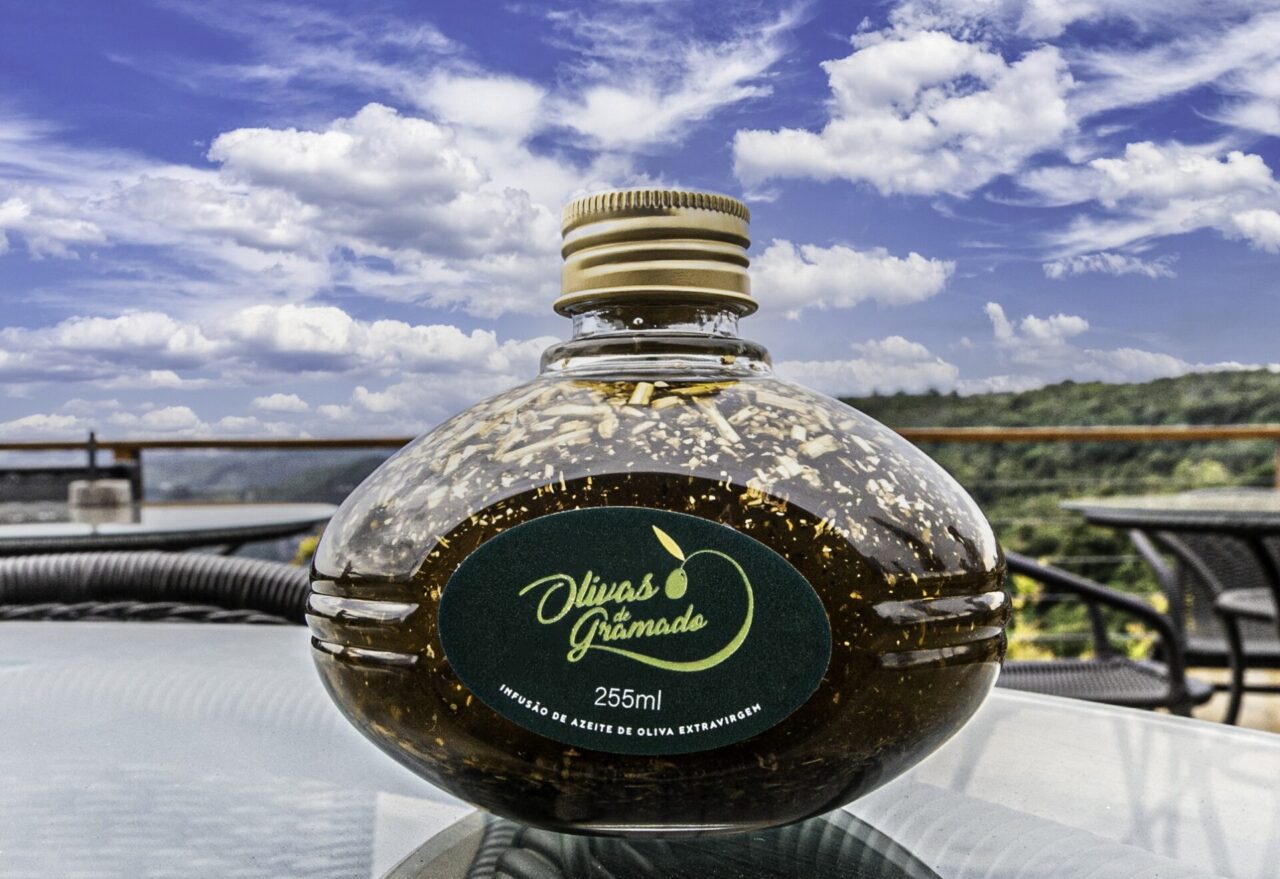 Infusão de azeite de oliva extravigem com erva mate foi elaborado exclusivamente para o evento