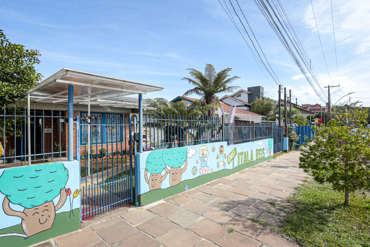 EMEI Ítala Reis é uma das escolas que aderiu à gincana
Foto: Arthur Dias/Prefeitura de Canela