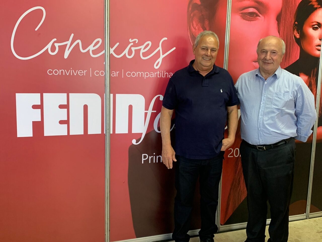 Foto: Julio Viana, diretor da Fenin, e Luia Barbacovi.
