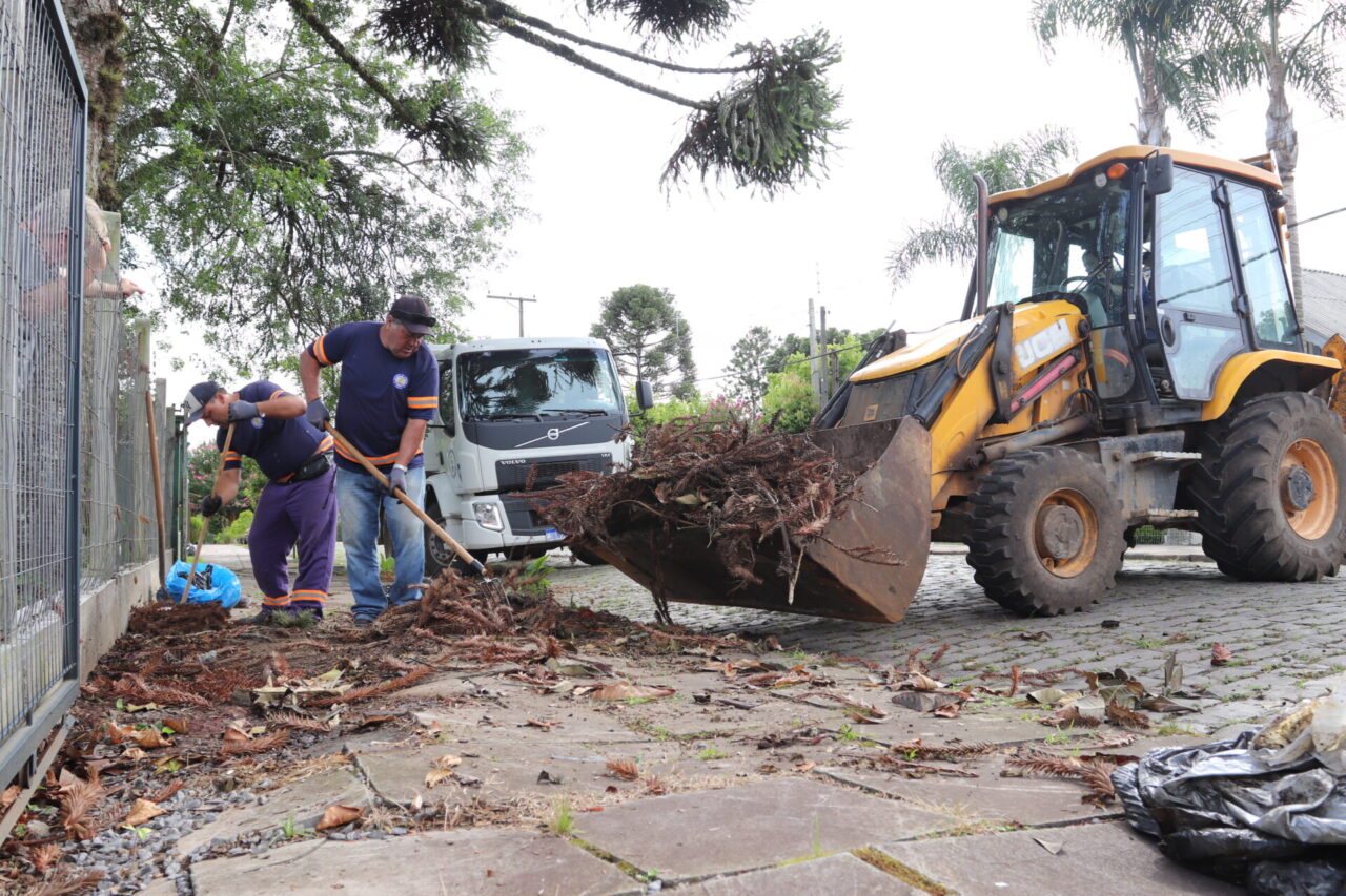 Limpeza na Vila Suzana
