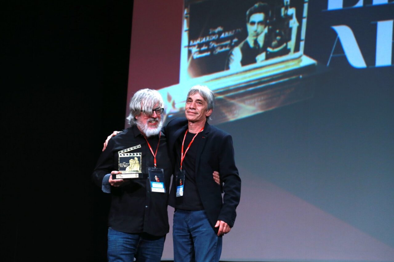 Otto Guerra e José Maia em Gramado (2017) - crédito Edison Vara - Pressphoto